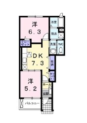 シェーネ・パラッツオＣの物件間取画像